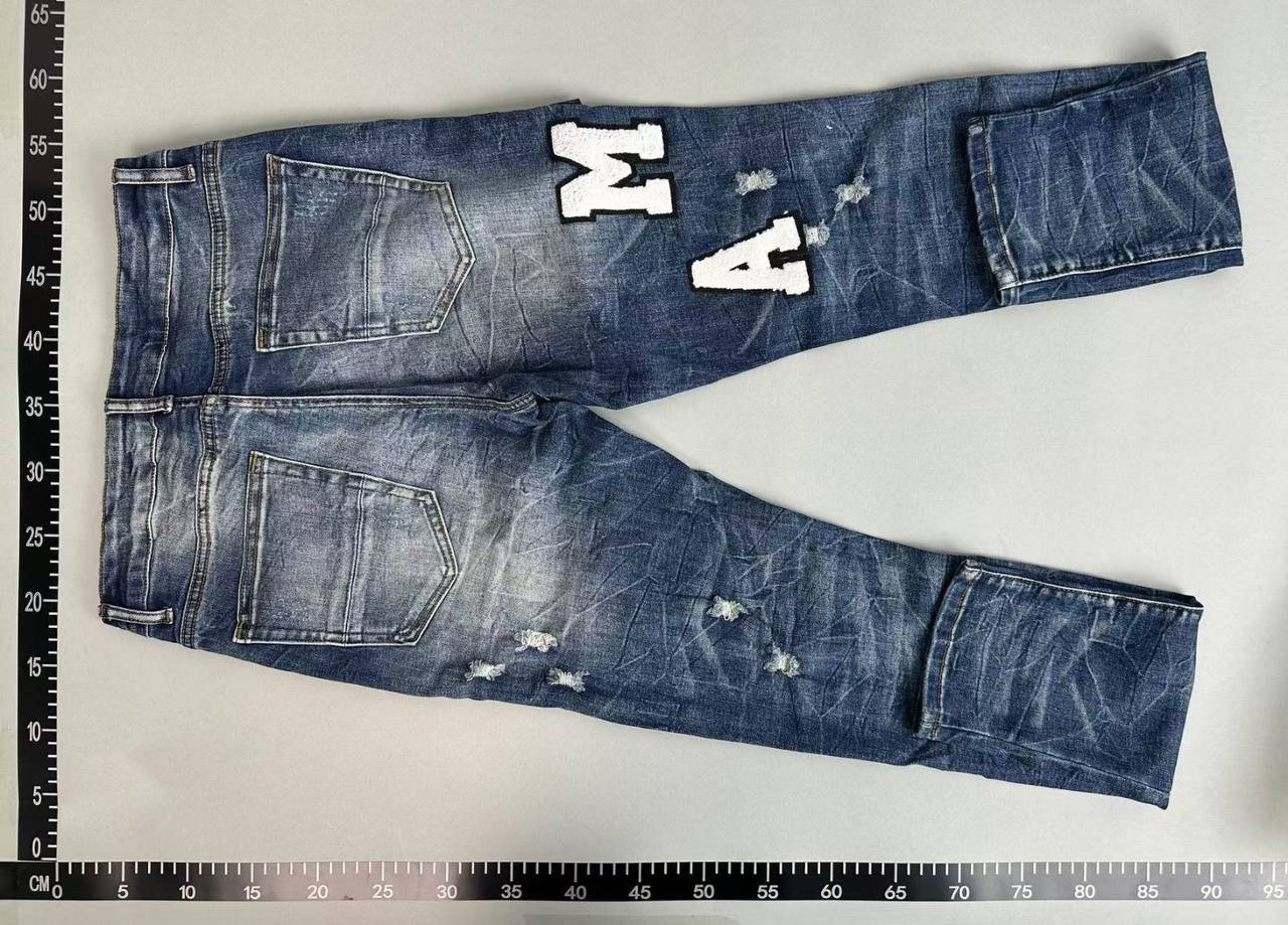 AMIRI MIBI Distressed Jeans