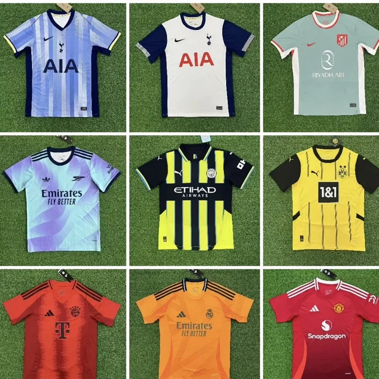 new Club jerseys