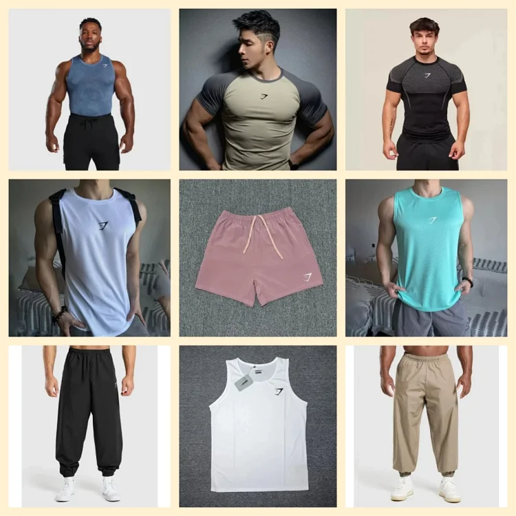 Gymshark vest/T-shirt/shorts