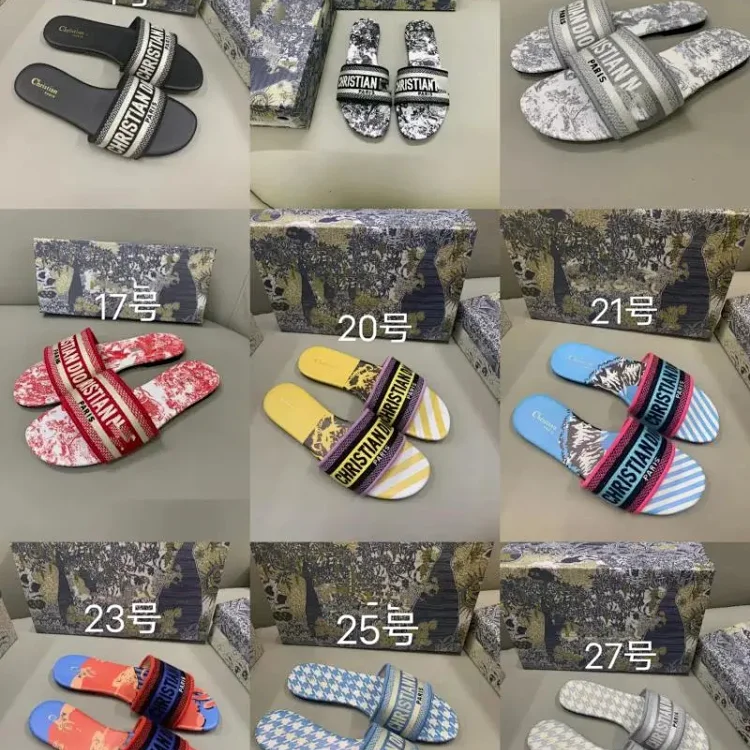Dior slippers( 36 + styles)