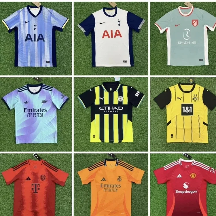 new Club jerseys