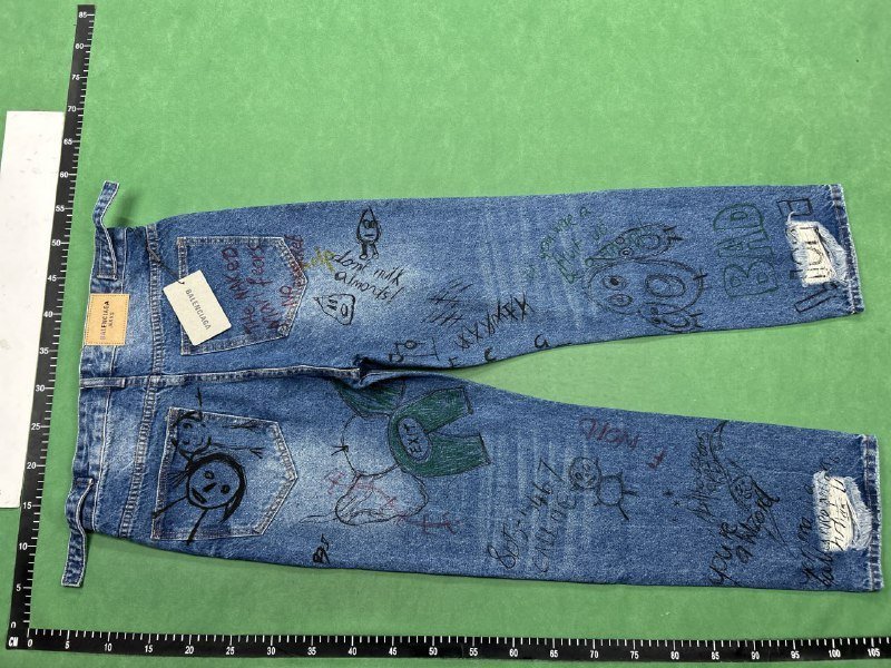 Men's Distressed Denim Jeans & Light Blue Jacket Set - UrbanStyle