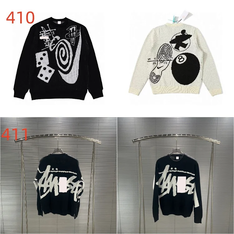 Stussy Graphic Knit Sweater - Modern Streetwear Stussy Sweaters