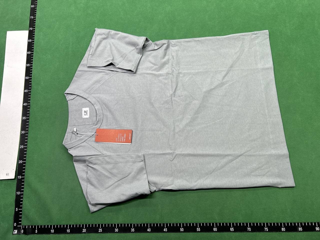 C.P. Company Gray Logo T-Shirt - Men's Streetwear Tee