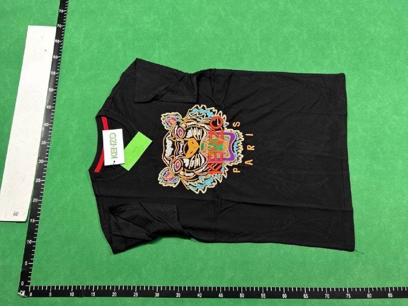 KENZO Tiger Print T-Shirt Men's Fashion Casual Top
