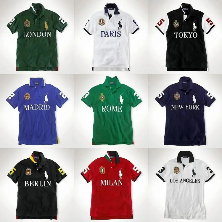 Ralph Lauren City Polo Shirt Collection - London, Paris, Tokyo, Madrid, Rome, New York, Berlin, Milan, Los Angeles