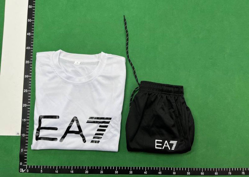 EA7 Men's T-Shirt and Shorts Set - Sporty Casual Outfit  