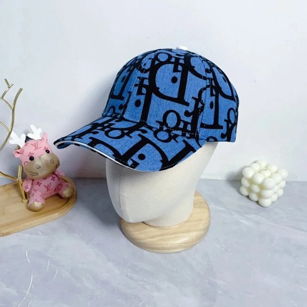 Pink Dior Logo Baseball Cap for Women