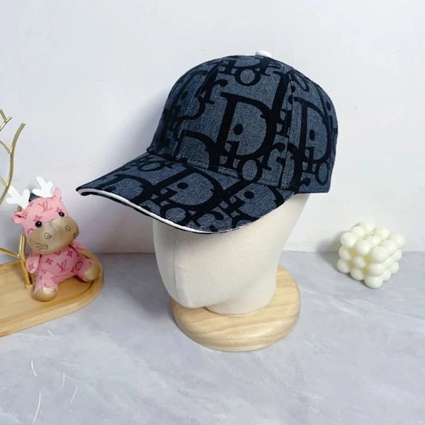 Pink Dior Logo Baseball Cap for Women