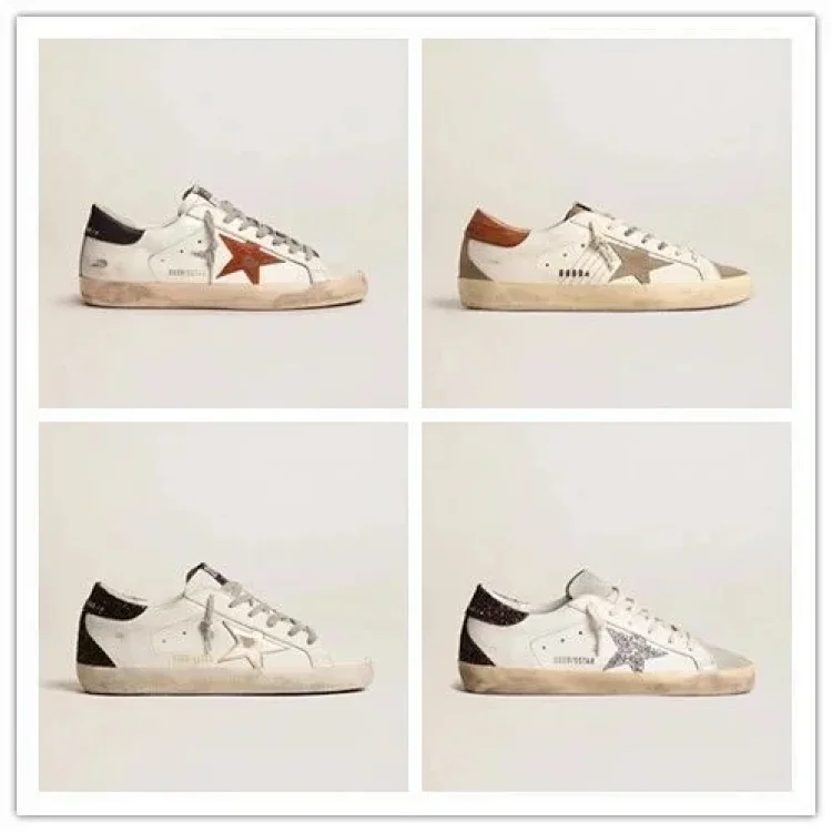 Golden Goose Superstar Sneakers - Classic Distressed Design
