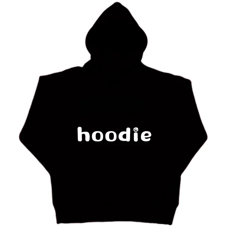 Goat Hoodie - Black with White Text Goat Hoodies
