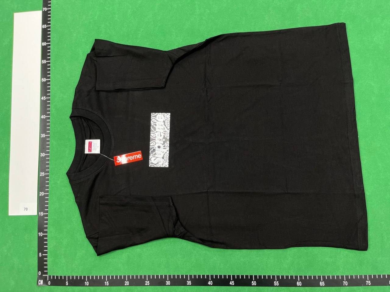  Supreme Box Logo T-Shirt Black White Classic Streetwear