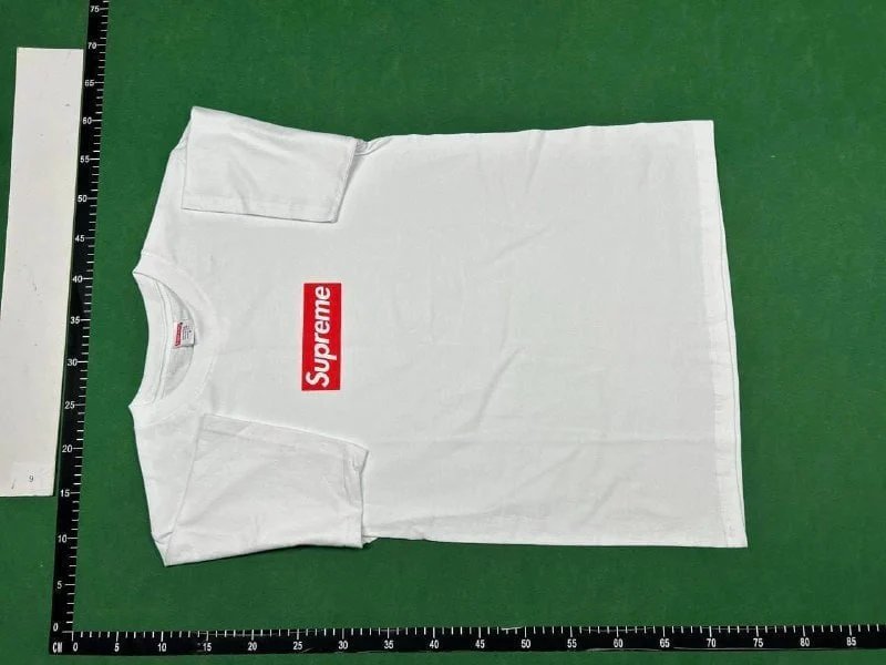  Supreme Box Logo T-Shirt Black White Classic Streetwear