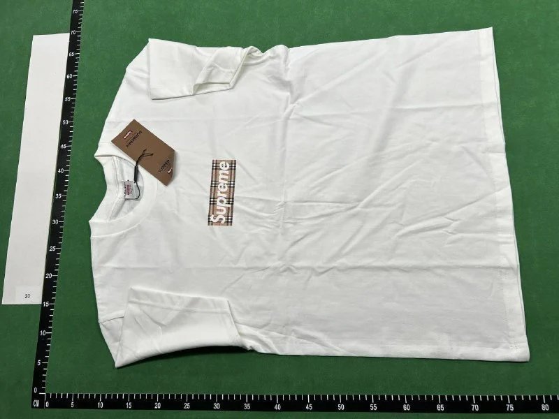  Supreme Box Logo T-Shirt Black White Classic Streetwear