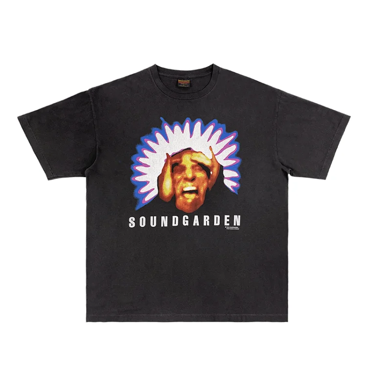 Soundgarden Vintage Rock Band T-Shirt - Black