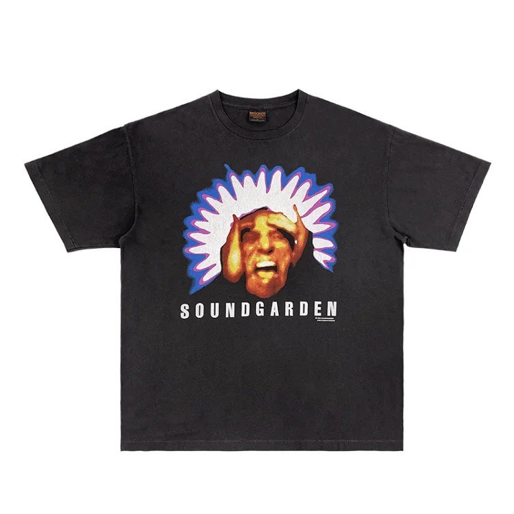 Soundgarden Vintage Rock Band T-Shirt - Black