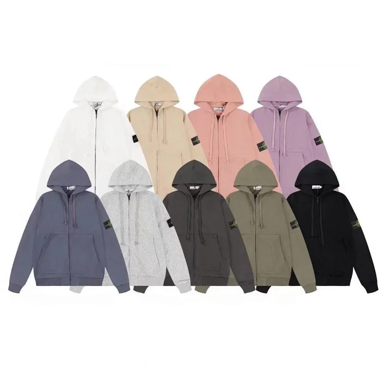 Men's Colorful Hooded Sweatshirts with Logo Patch Men's Hoodies