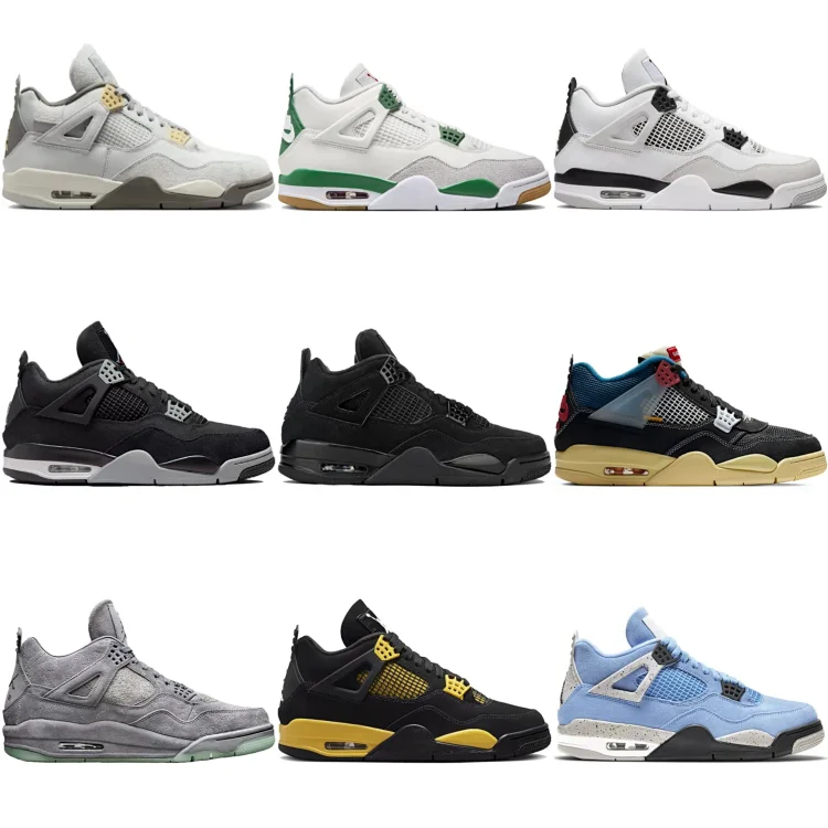 Air Jordan 4 Retro Basketball Shoes - Classic Sneakers Jordan Shoes