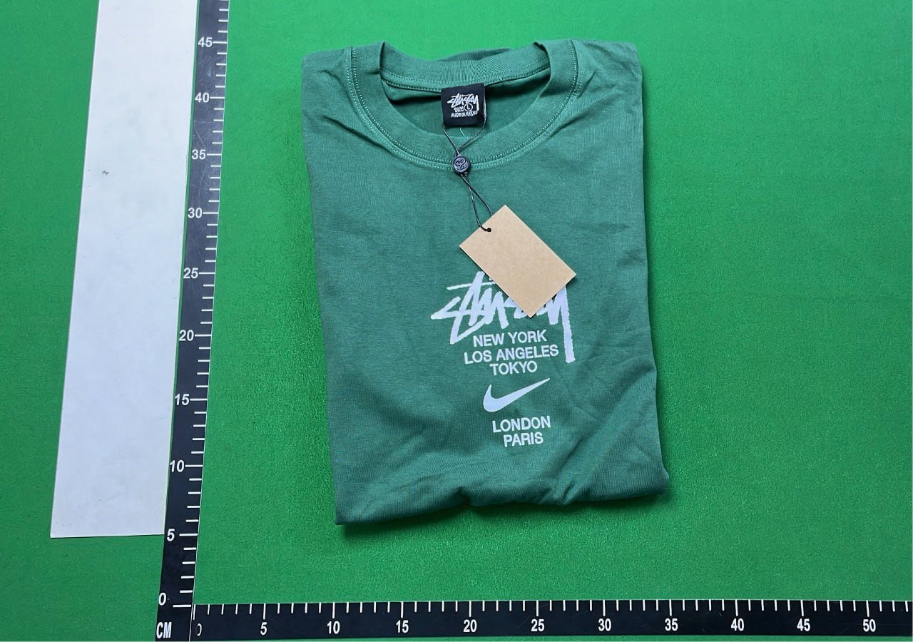 Stussy New York Angeles T-Shirt Green Stussy Tshirt