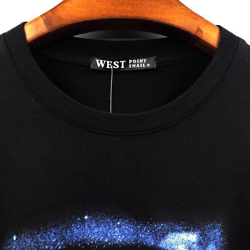 Paris Night Sky T-Shirt with Eiffel Tower Print  