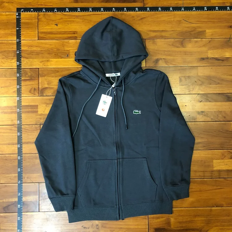 Lacoste Men's Full-Zip Hoodie - Black Lacoste Hoodies  
