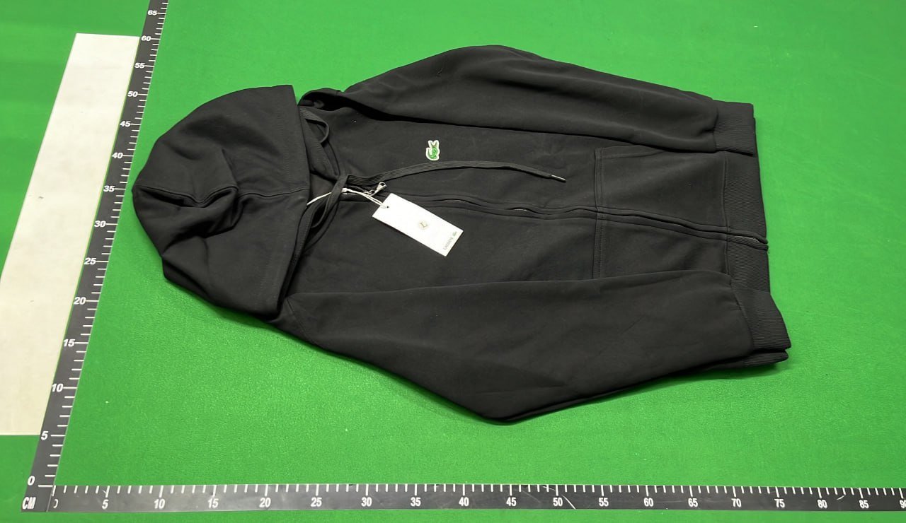 Lacoste Men's Full-Zip Hoodie - Black Lacoste Hoodies  