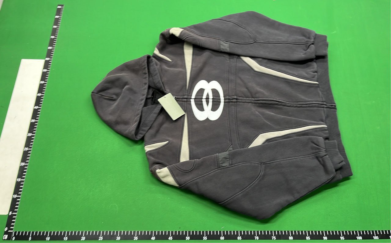 Black Hooded Jacket with Reflective Stripes Black Jackets