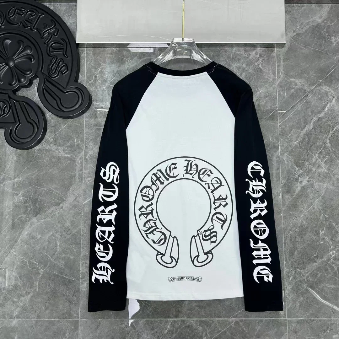 Chrome Hearts Long Sleeve T-Shirt with Logo Print Chrome Tshirt