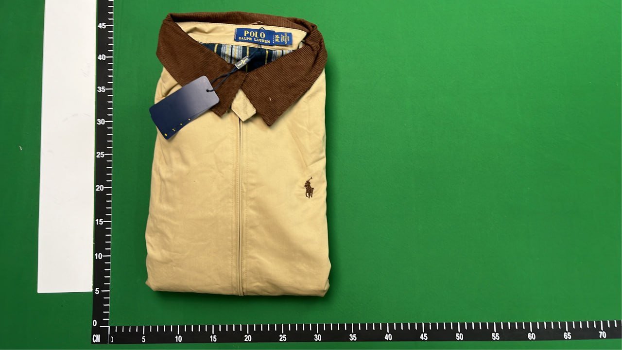 Ralph Lauren Men's Beige Polo Jacket with Zip Closure Ralph Jackets
