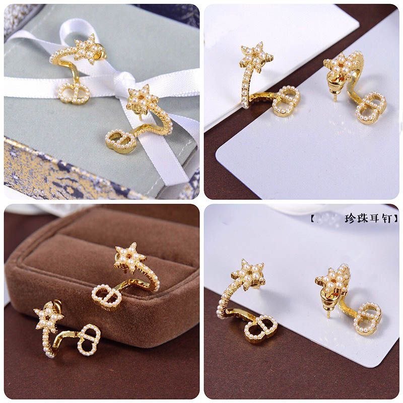 Gold Plated CC Logo Pendant Necklace for Women