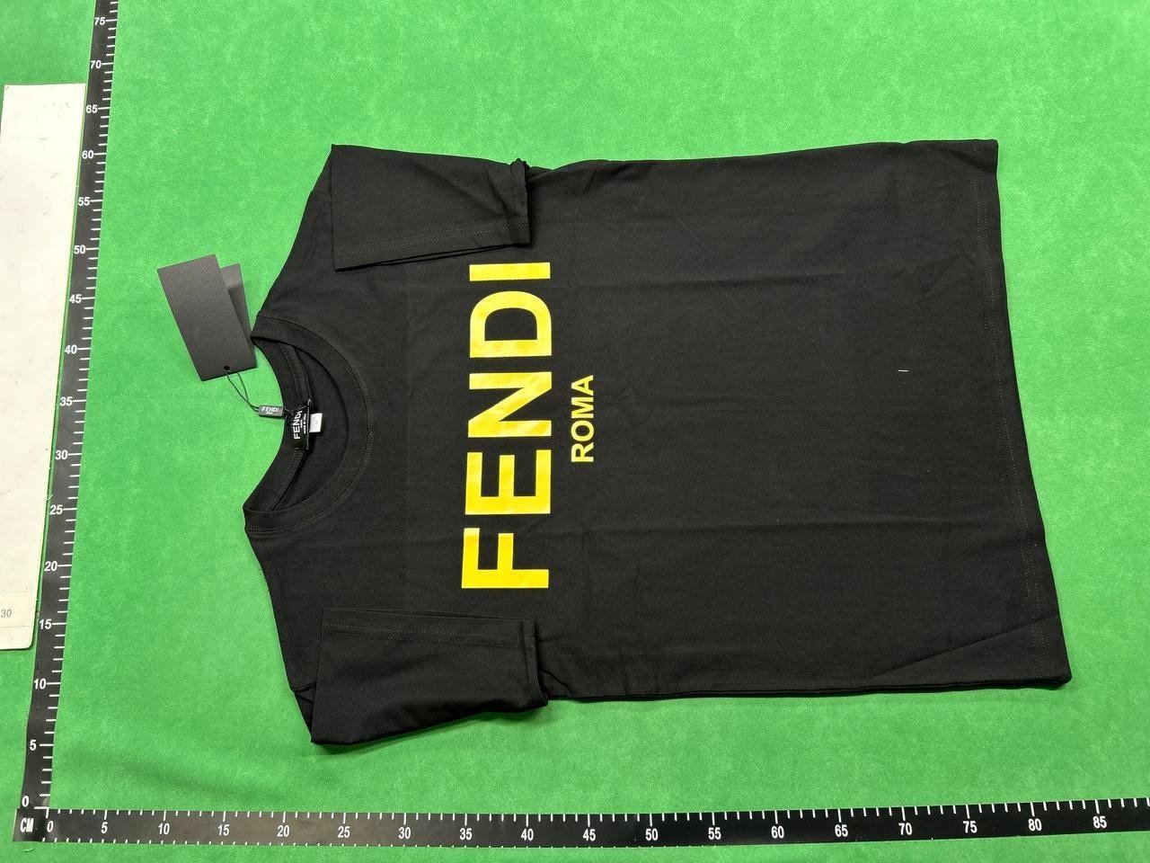 FENDI White T-Shirt with Iconic Monster Eyes Design