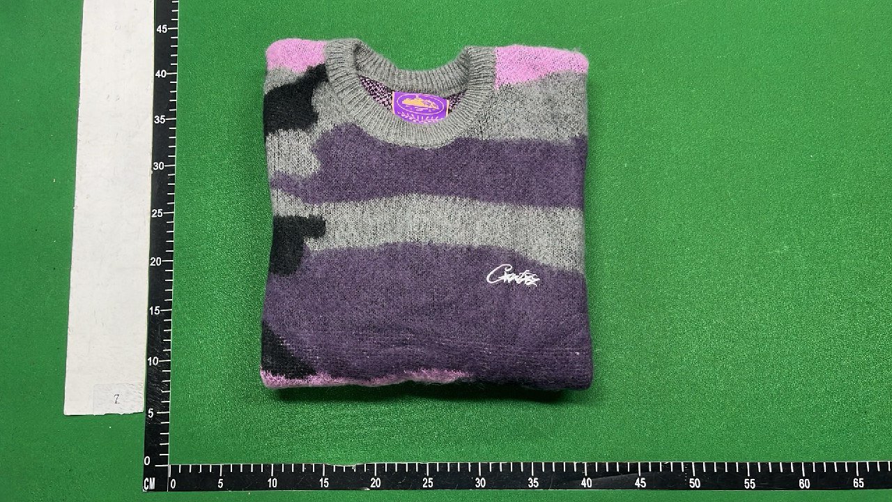 Gucci Purple Camouflage Knit Sweater Gucci Sweaters  