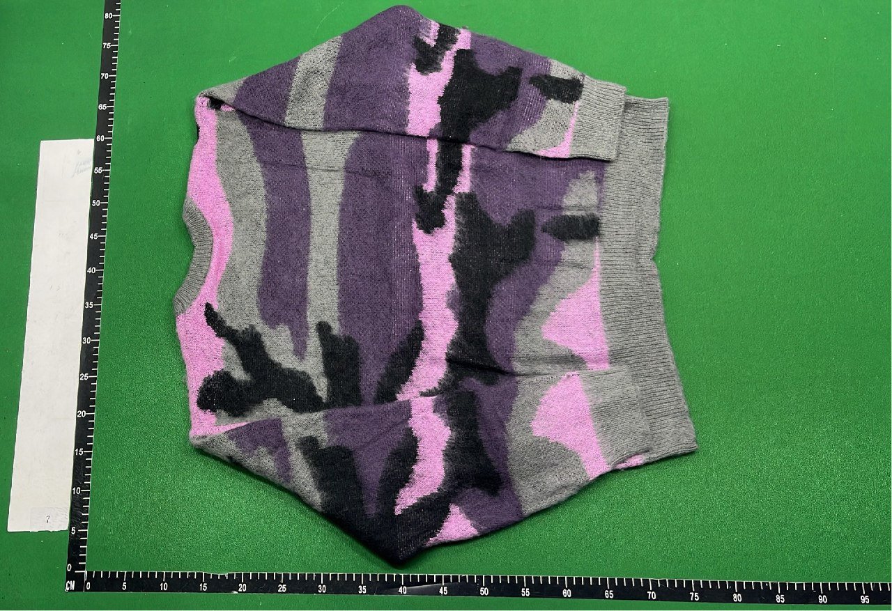 Gucci Purple Camouflage Knit Sweater Gucci Sweaters  