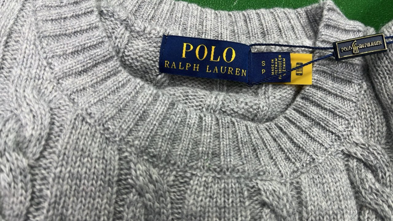 Cable Knit Sweaters for Men - Classic Pony Logo Design  
