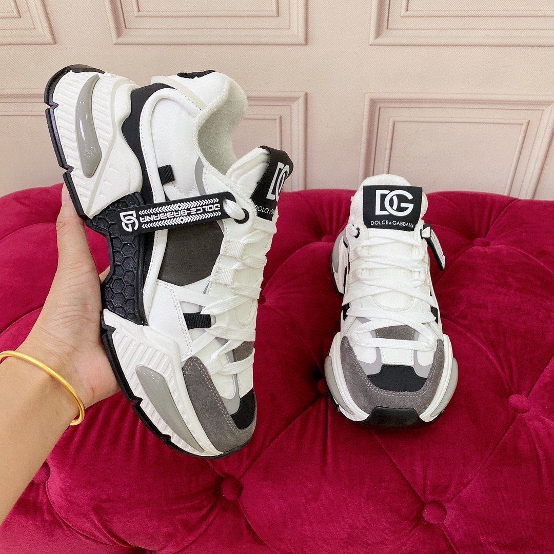 Dolce & Gabbana DG Logo Sneakers - Bold Color Block Design