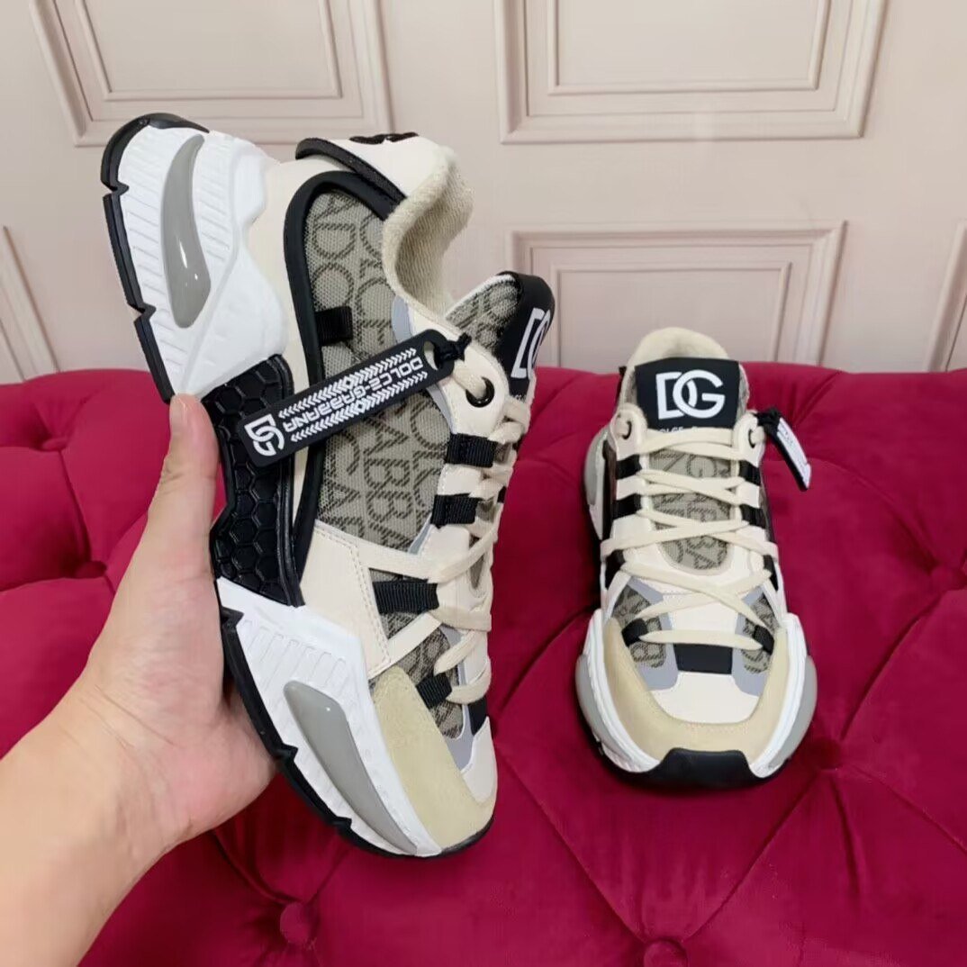 Dolce & Gabbana DG Logo Sneakers - Bold Color Block Design