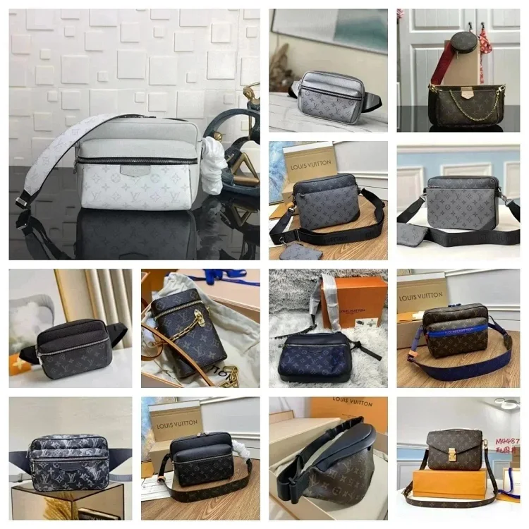 Louis Vuitton Monogram Crossbody Bag - Classic Designer Shoulder Bag  