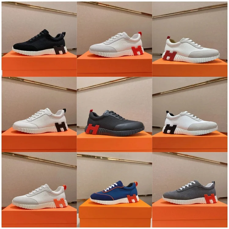 Hermes Men's Casual Sneakers - Stylish & Comfortable Design  