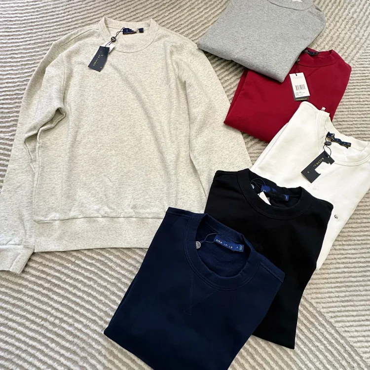 Men's Crewneck Sweatshirts - Assorted Colors Men Sweaters  