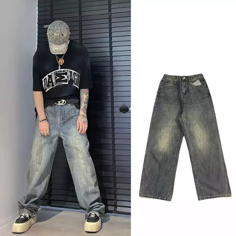 P.A.M. Vintage Washed Denim Pants P.A.M. Pants  