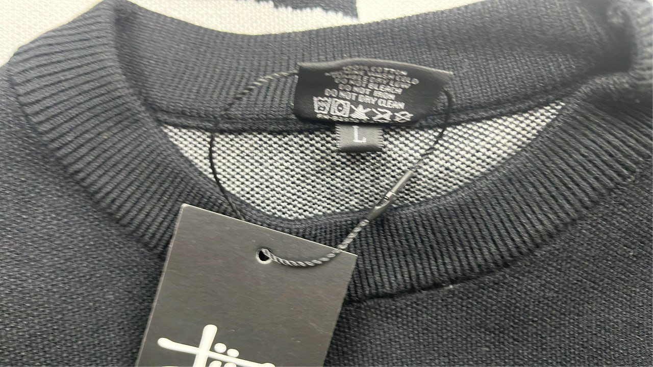 Stussy Classic Logo Crewneck Sweatshirt for Men Women Stussy Sweaters