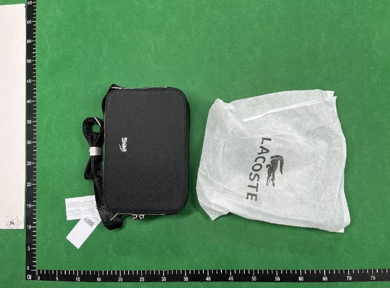 Lacoste Monogram Crossbody Bag with Crocodile Logo - Stylish & Durable  