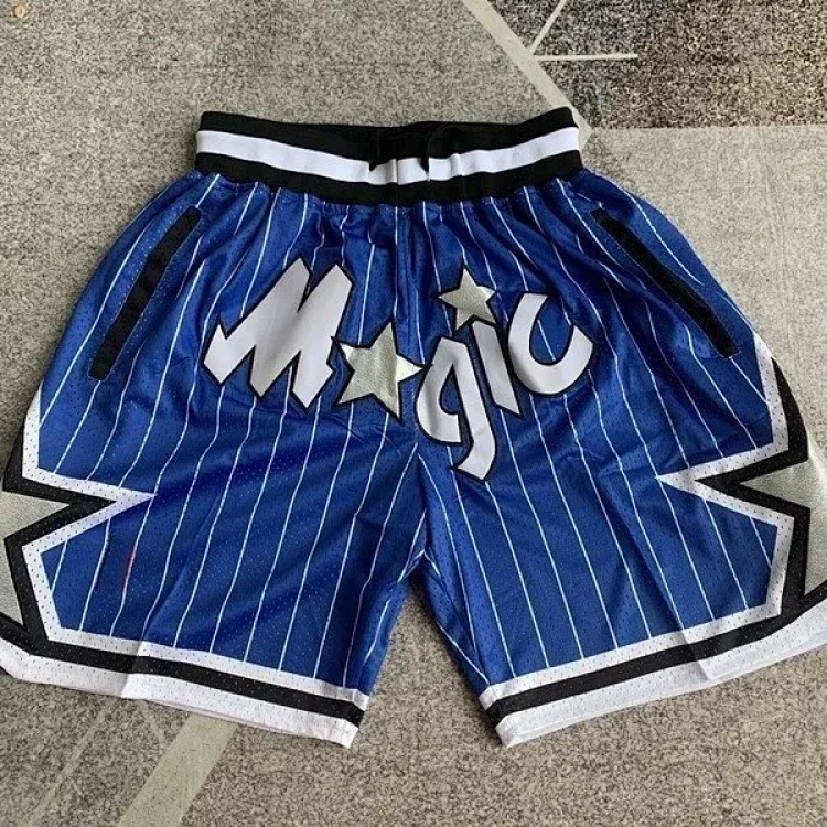 Orlando Magic Blue Pinstripe Basketball Shorts