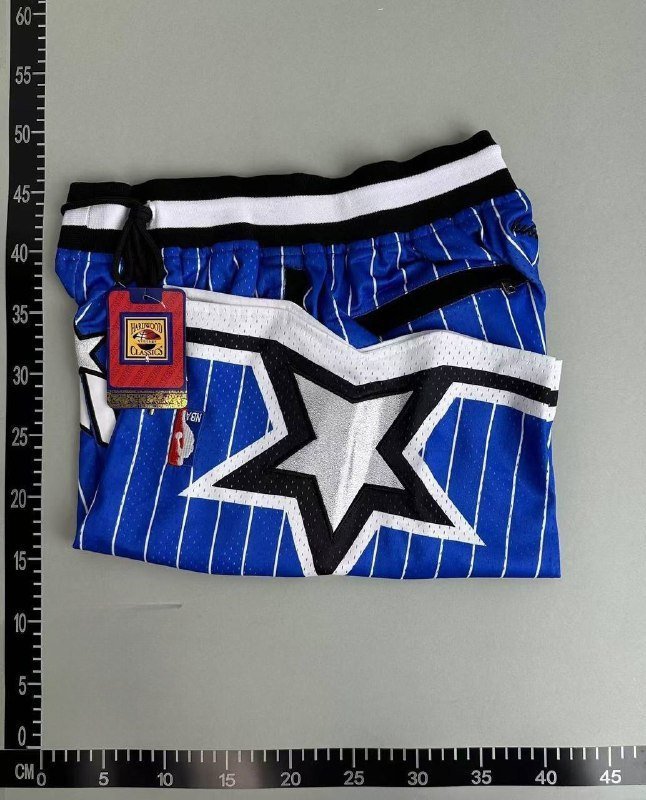 Orlando Magic Blue Pinstripe Basketball Shorts