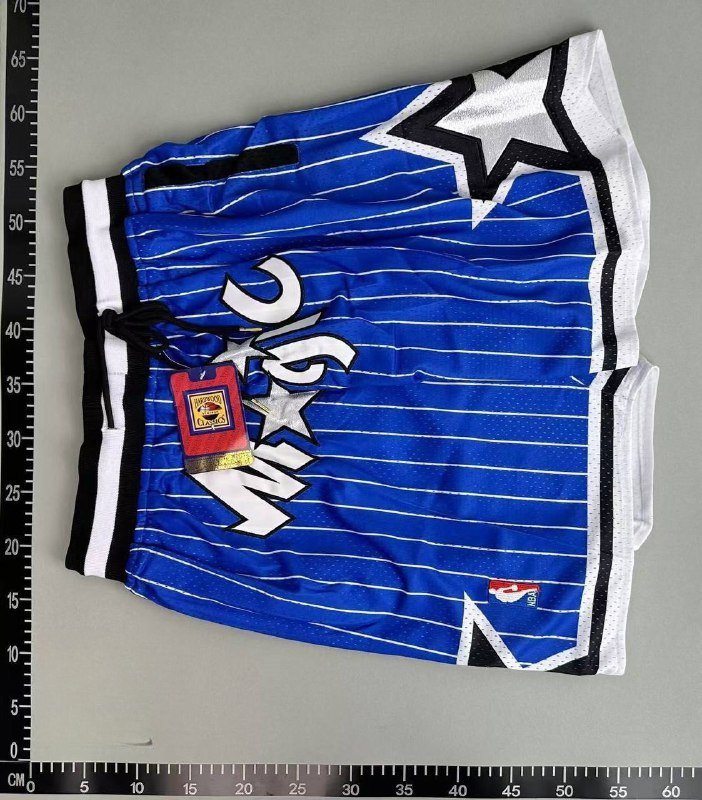 Orlando Magic Blue Pinstripe Basketball Shorts