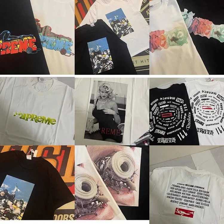 Supreme T-Shirt Collection Featuring Iconic Designs and Collaborations  