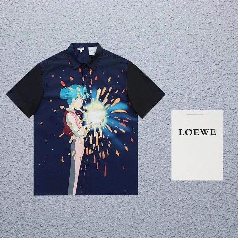 LOEWE Artist Collaboration Printed Short Sleeve Shirt  
