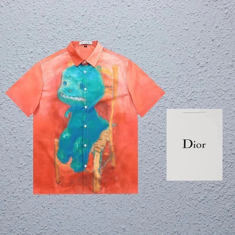 LOEWE Artist Collaboration Printed Short Sleeve Shirt  