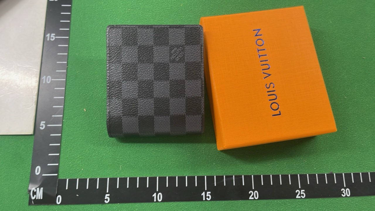  Louis Vuitton Damier and Monogram Wallets in Orange Boxes  