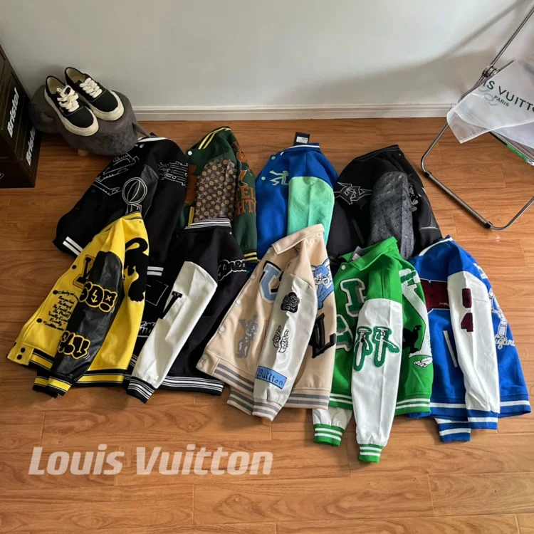 Louis Vuitton Men's Fashionable Baseball Jackets Louis Jackets
